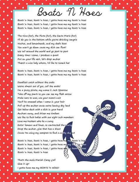 hoes and boats lyrics